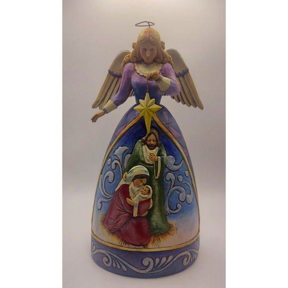 Jim Shore Heartwood Creek Angel‎ Guiding Star Nativity Figurine Read - Picture 1 of 7